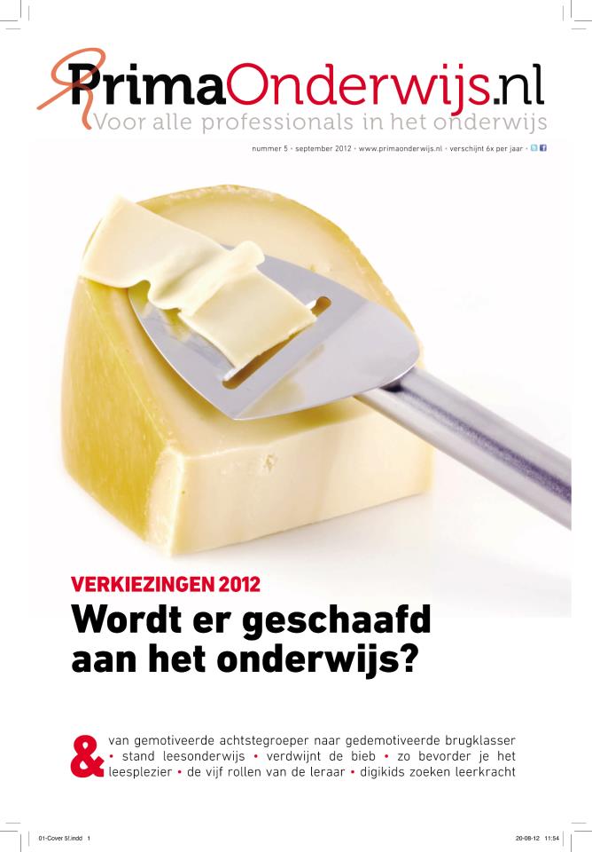 Voorblad PrimaOnderwijs.nl september 2012
